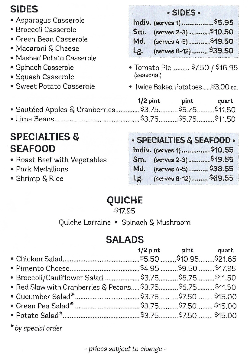 spartanburg moveable feasts menu page 2 